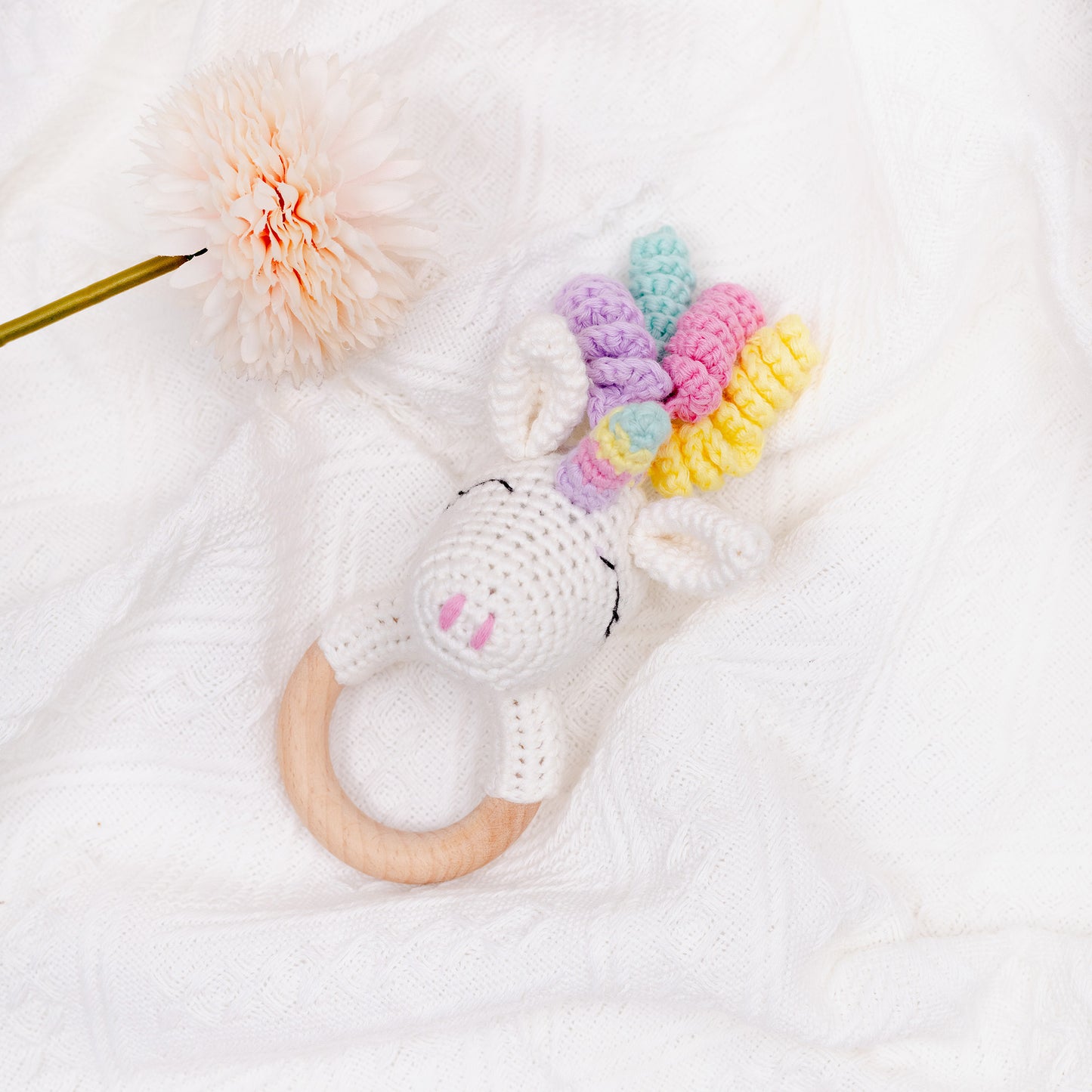 Unicorn Doll + Rattle